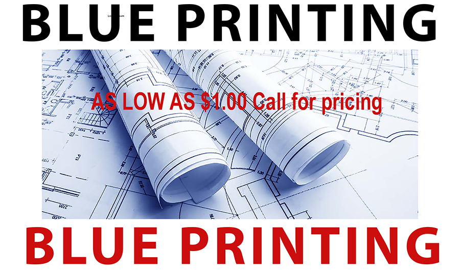 blue print printing